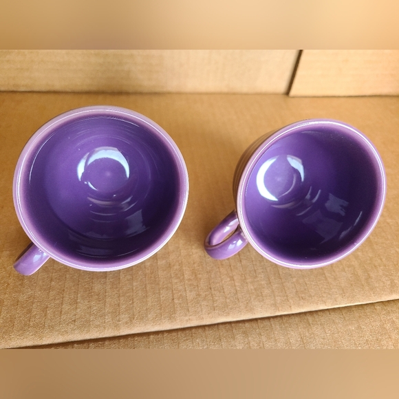 Fiestaware purple lilac? Heather? cups - Picture 2 of 10